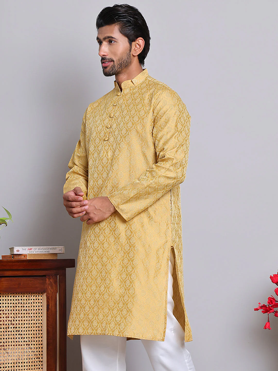 Jacquard Kurtas For Men
