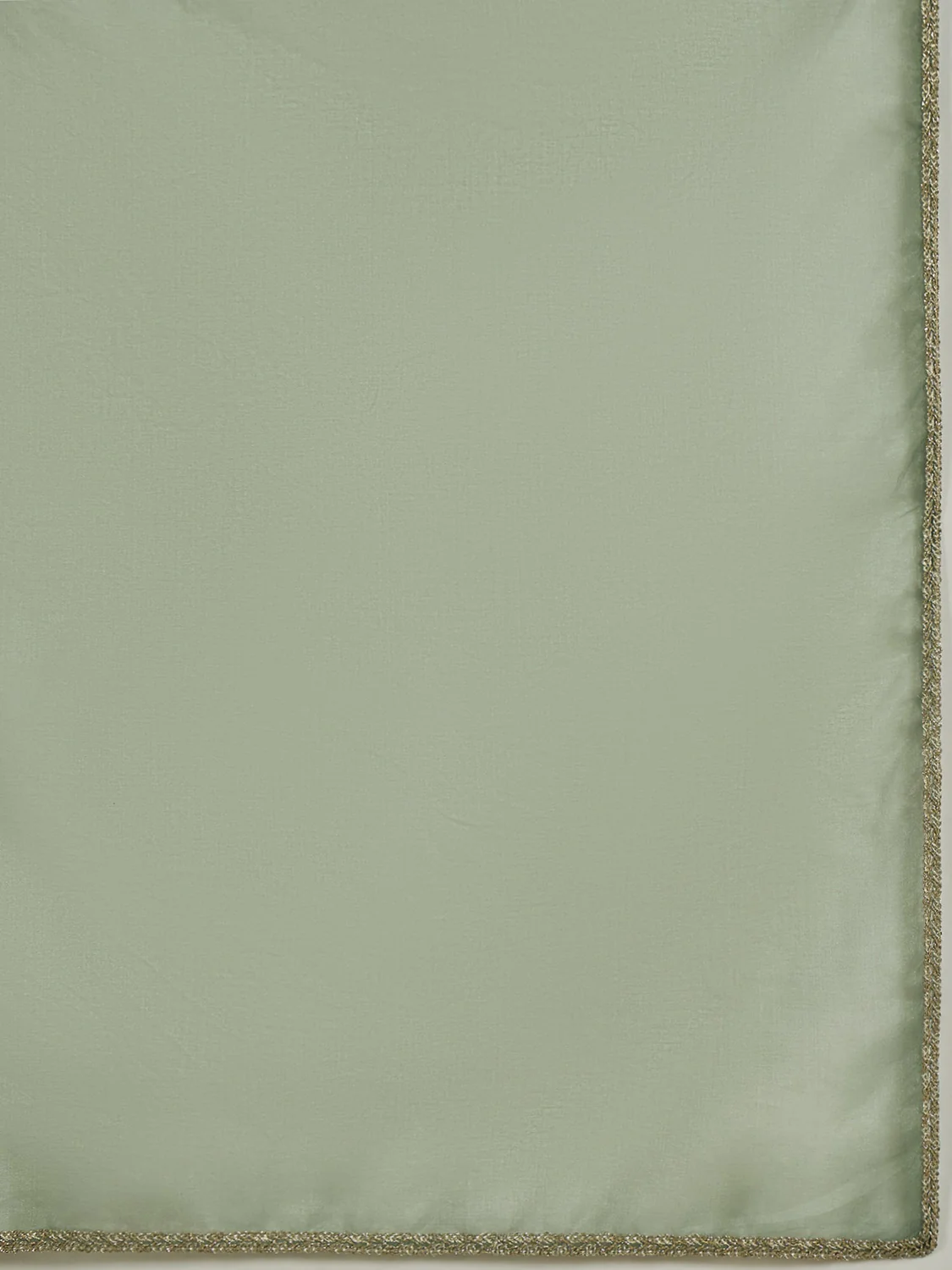Front view of an embroidered Anarkali Kurta in soft green fabric, ideal for festive occasions in Canada.