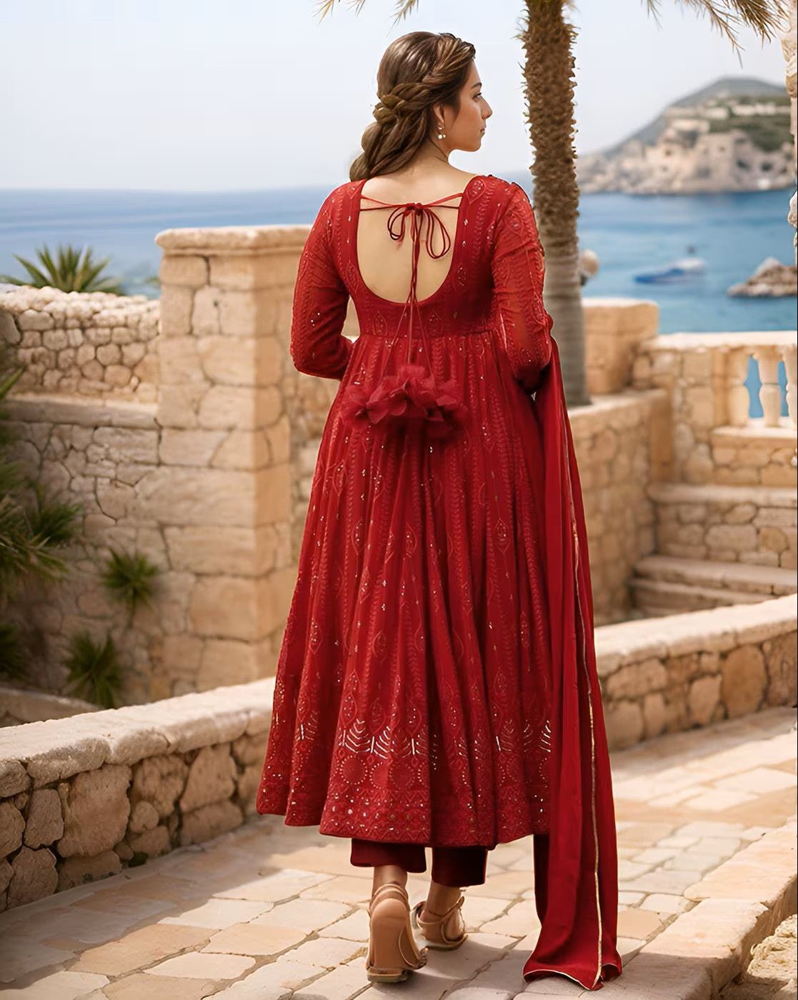 Embroidered Anarkali Kurta Canada - Elegant Set
