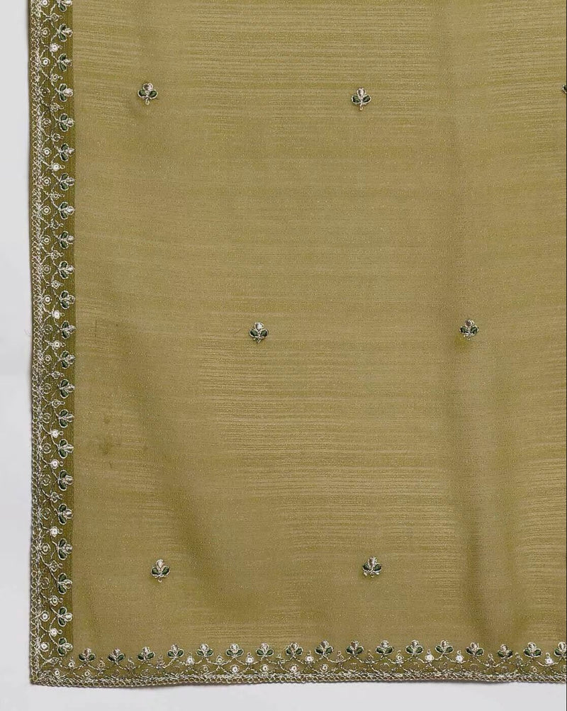 Embroidered Georgette Kurta Set for Women