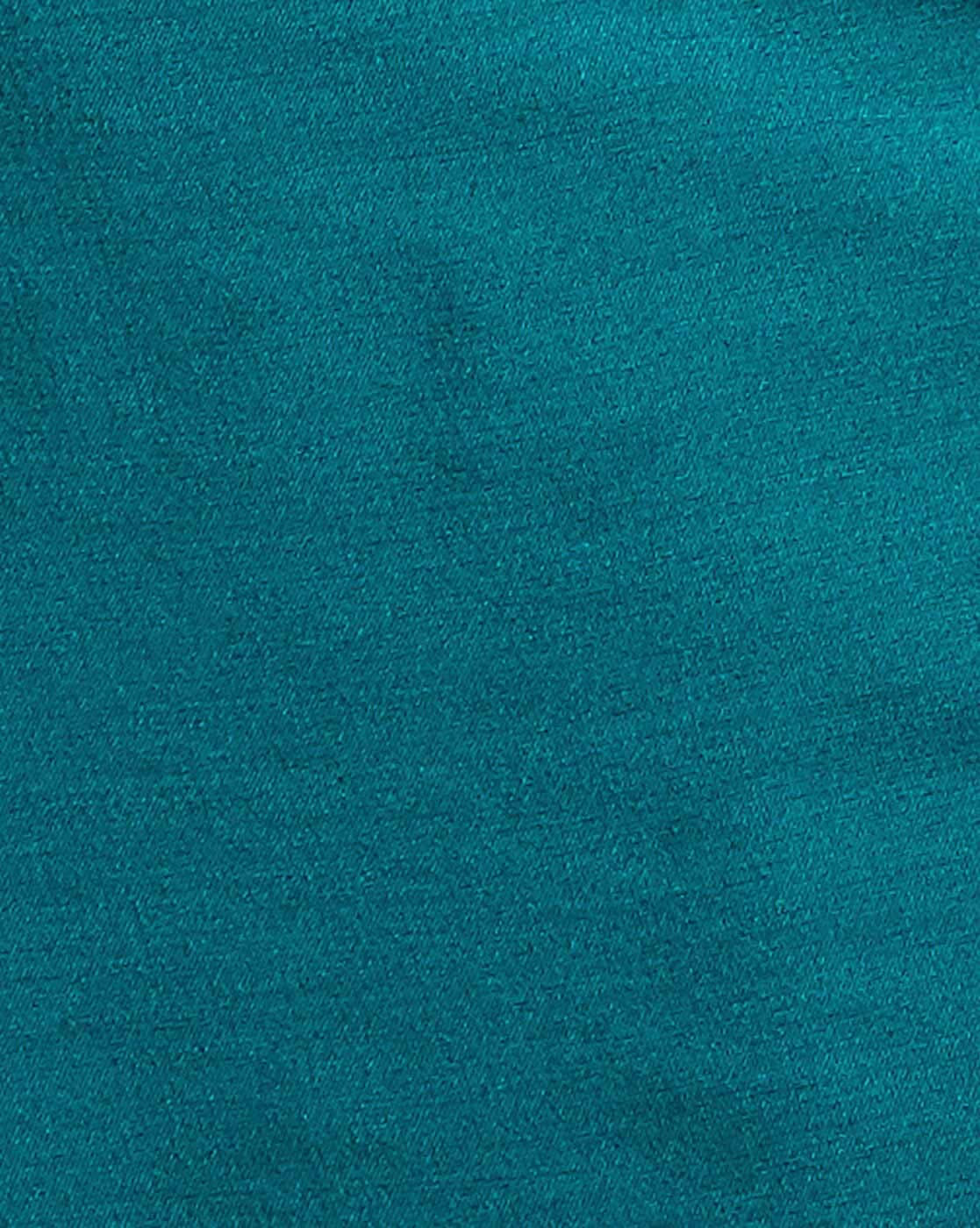 Deep teal fabric texture featuring the embroidered kurta suit set for women by AROMIE