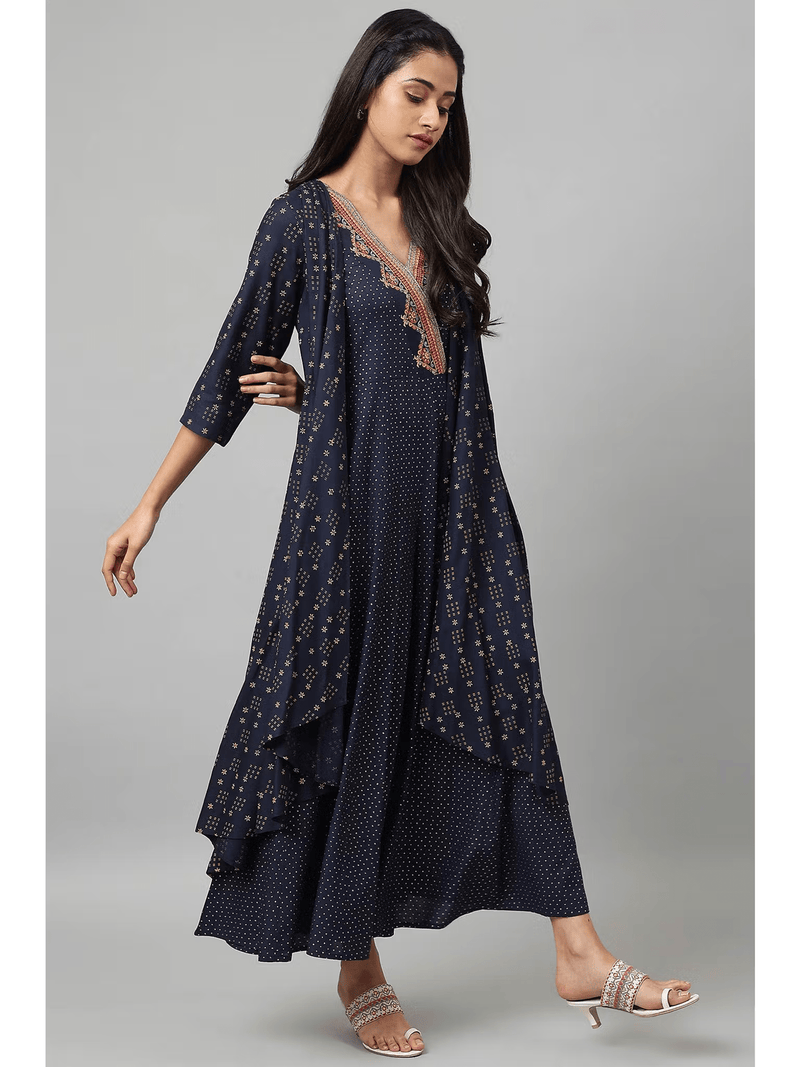 Embroidered Viscose Jumpsuit for Women