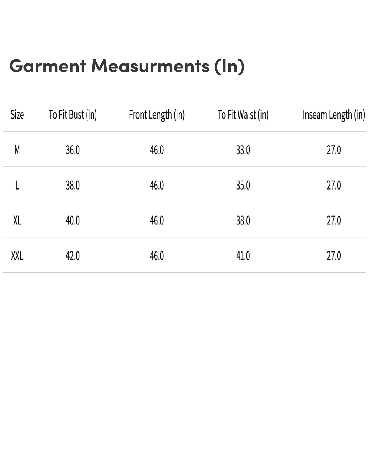 Aromie three piece kurtha garment measurements in inches for M L XL XXL size chart with White Cotton Chikankari Palazzo