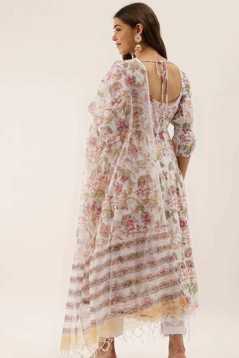 Floral Anarkali Kurta Set Canada by Aromie