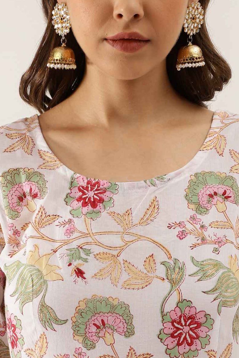 Floral Anarkali Kurta Set Canada by Aromie