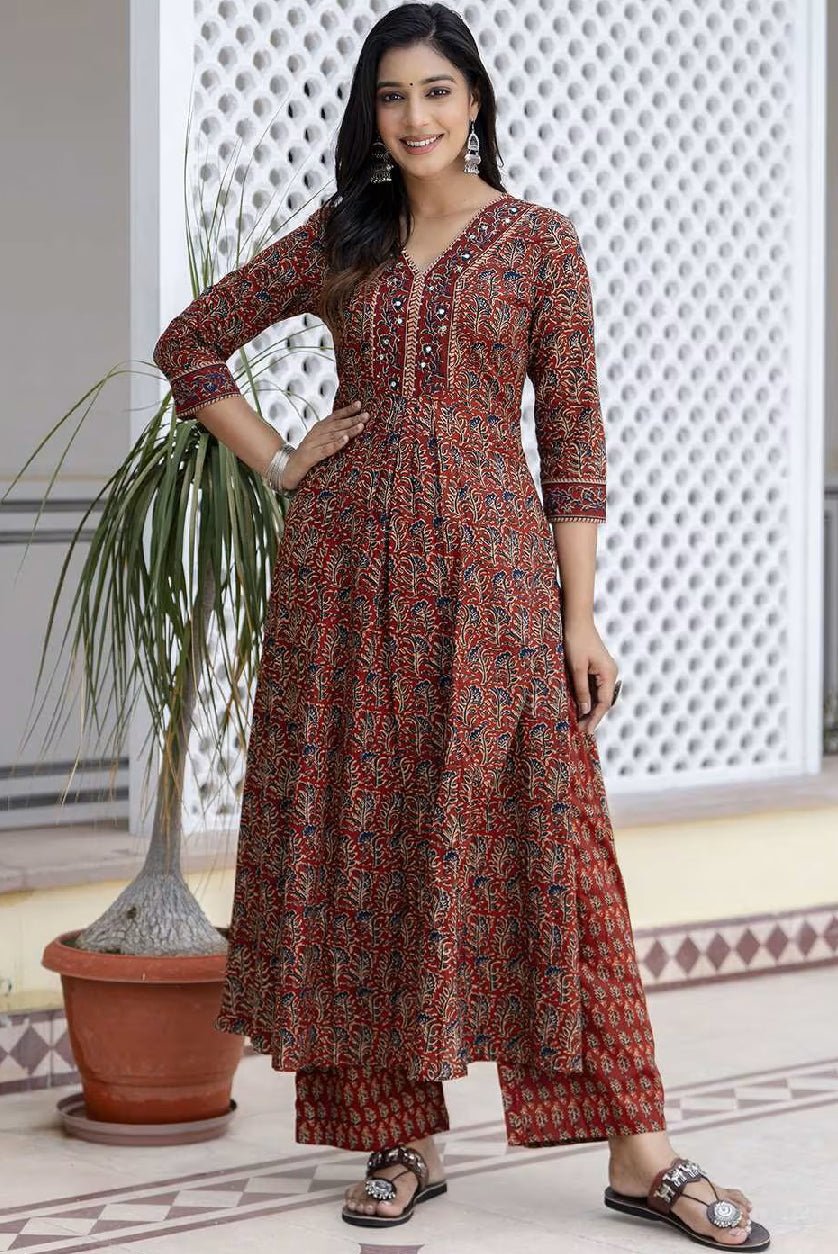 Floral Print Kurta Set Canada - Stylish Women's Wear