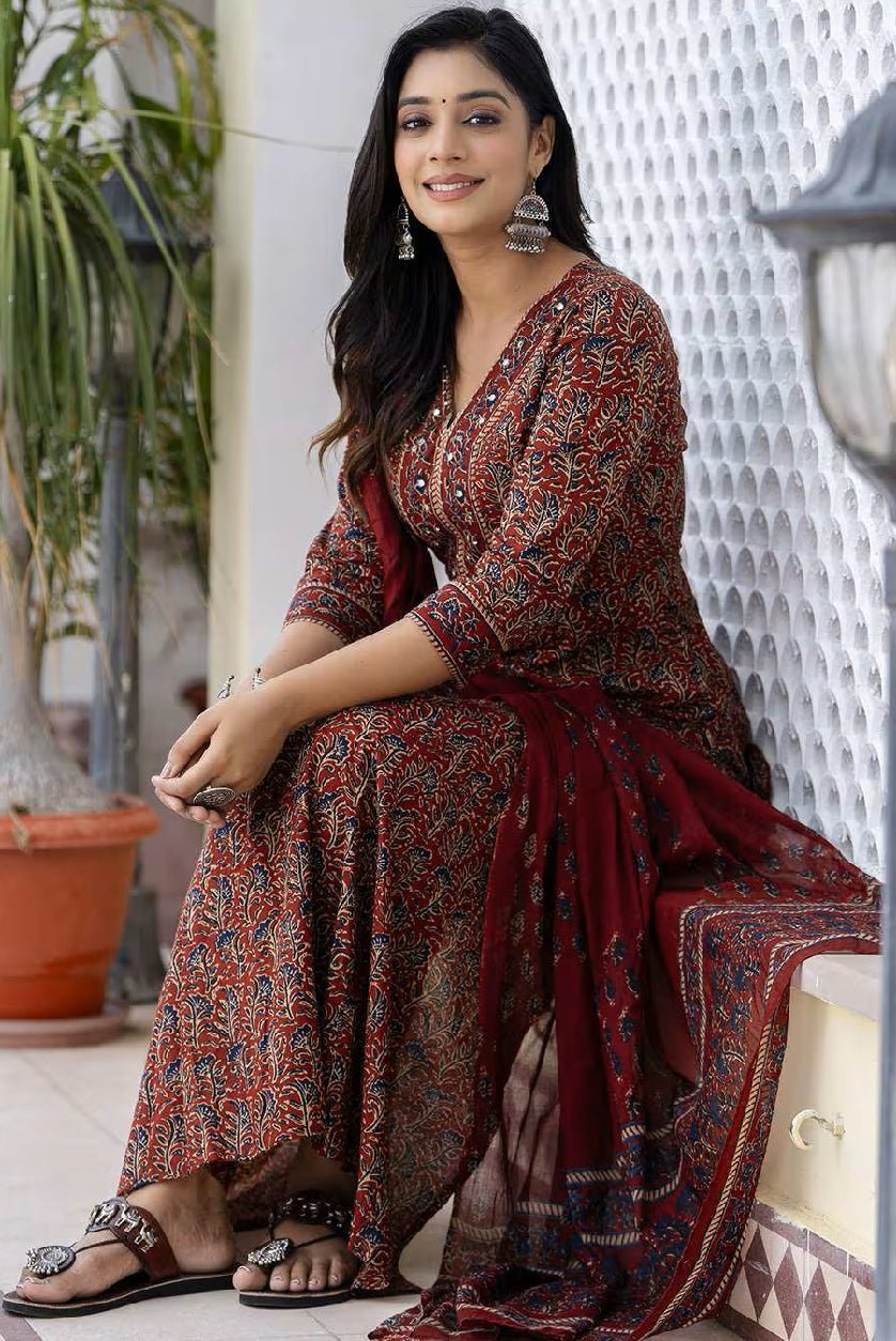 Floral Print Kurta Set Canada - Stylish Women's Wear