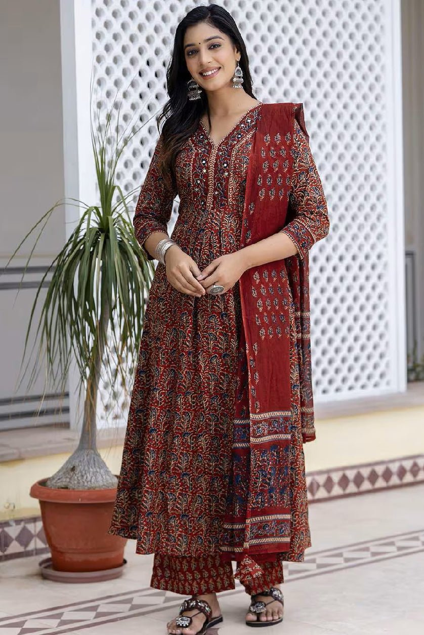 Floral Print Kurta Set Canada - Stylish Women's Wear