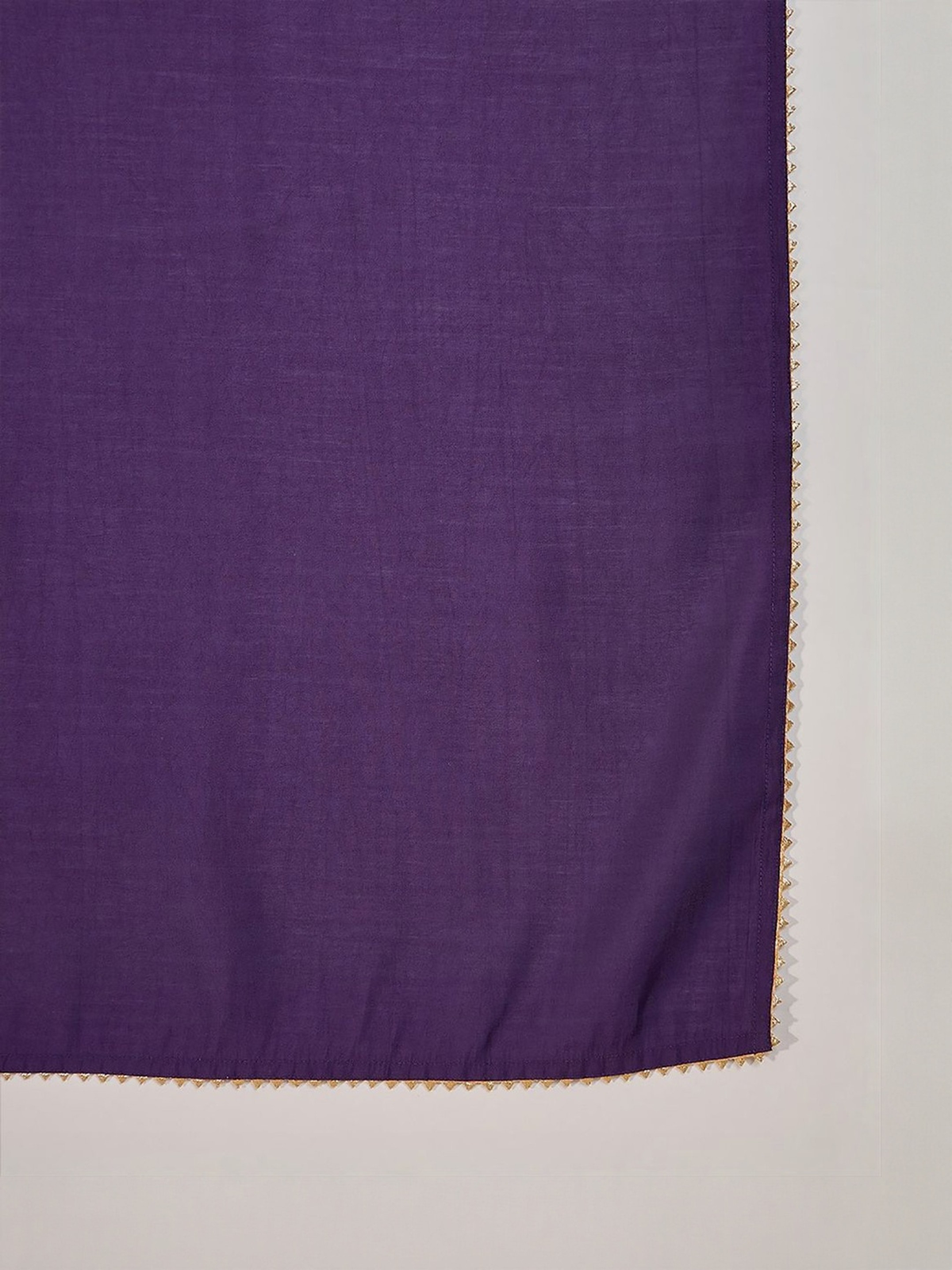 Elegant floral printed bell sleeves kurta in rich purple color, perfect for festive occasions.
