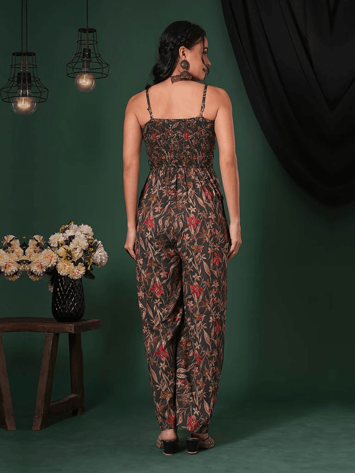 Floral Rayon Jumpsuit for Stylish Women