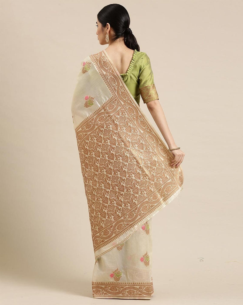 Floral Woven Saree Canada - Elegant & Chic Style