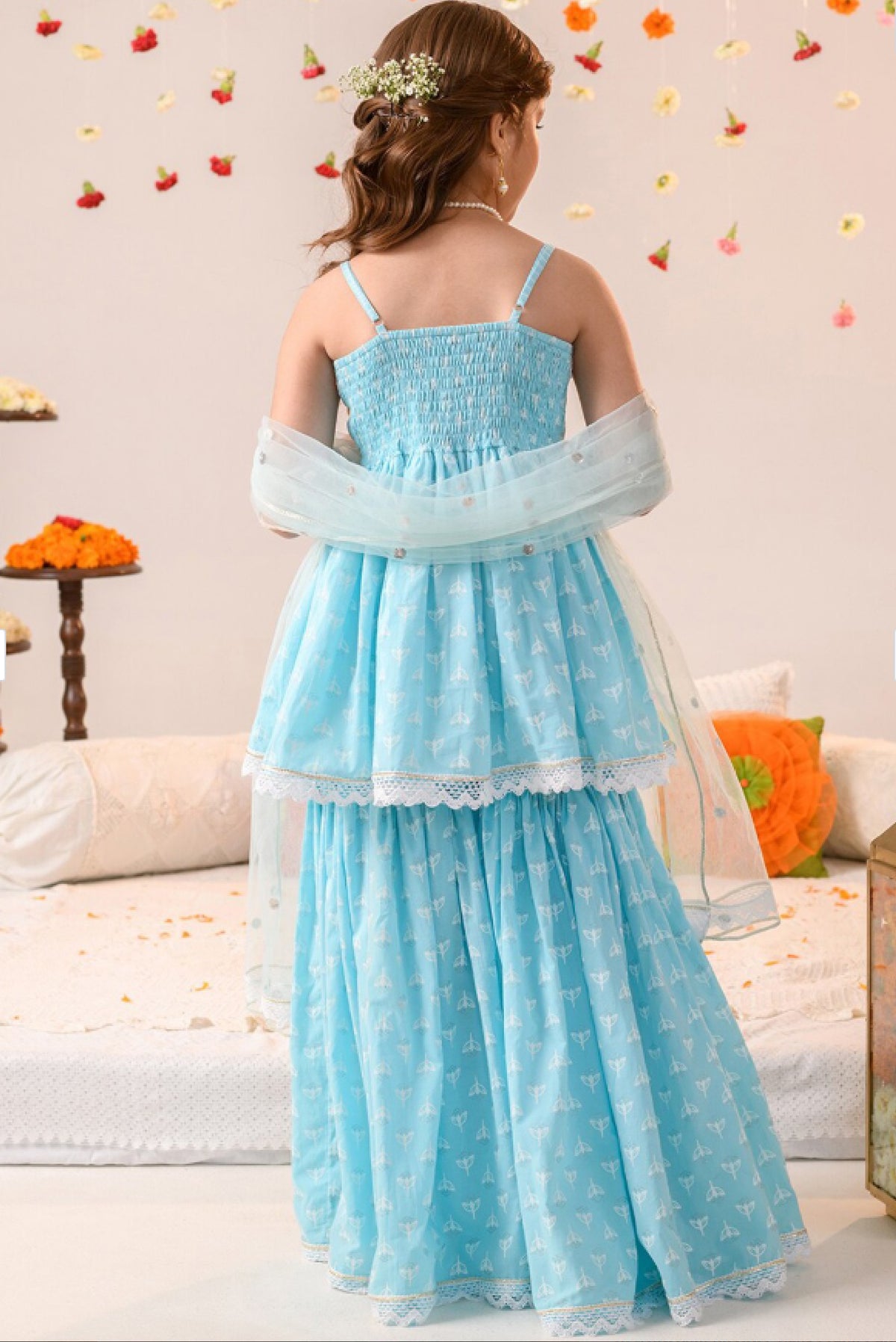 Girls Ethnic Wear Set for Special Occasions