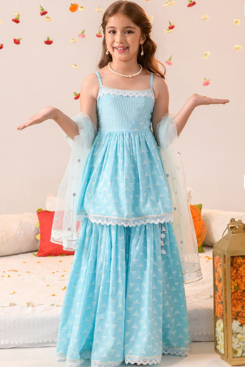 Girls Ethnic Wear Set for Special Occasions