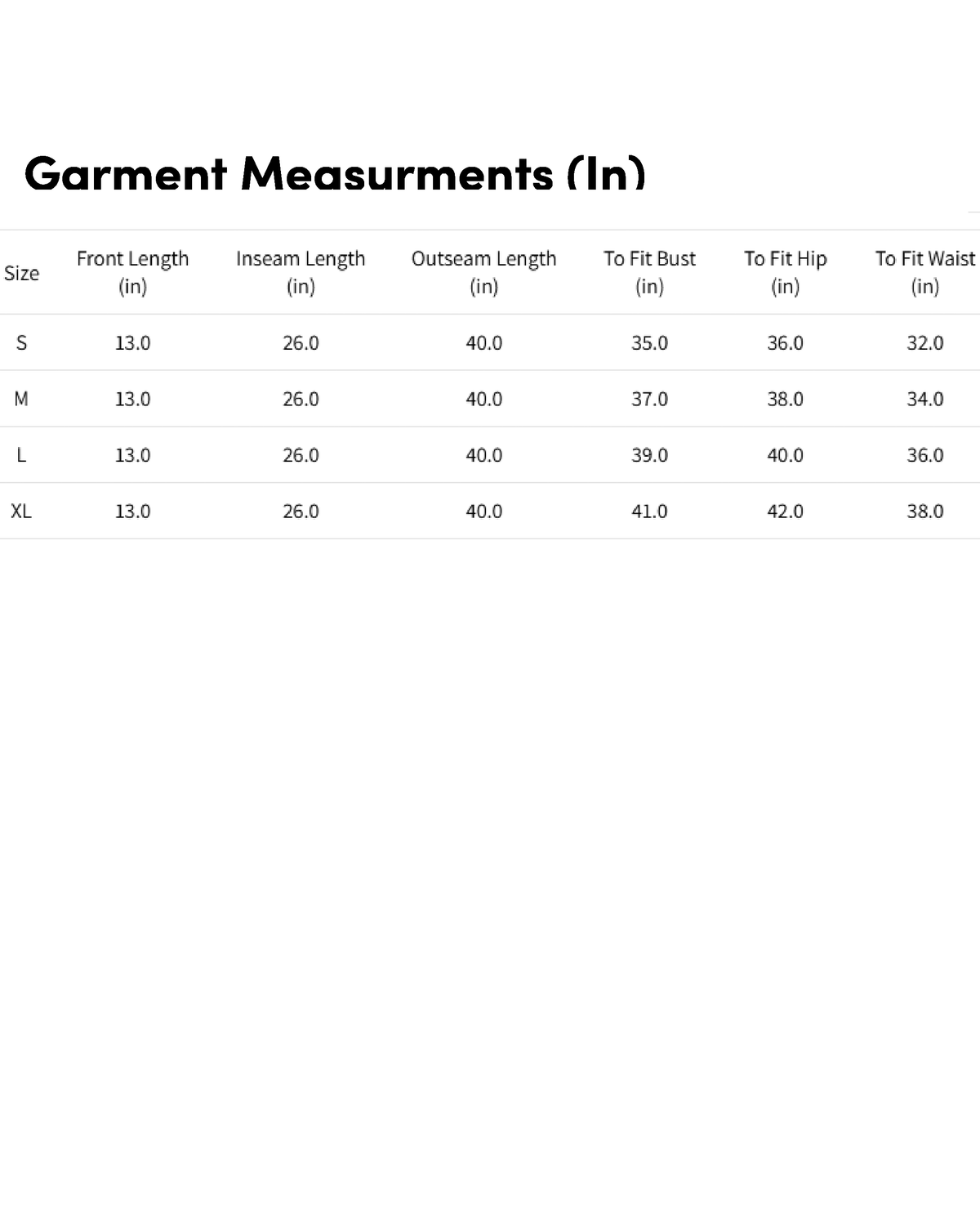 Aromie lime green embroidered co-ord set displayed on a hanger showing garment measurements and sizes