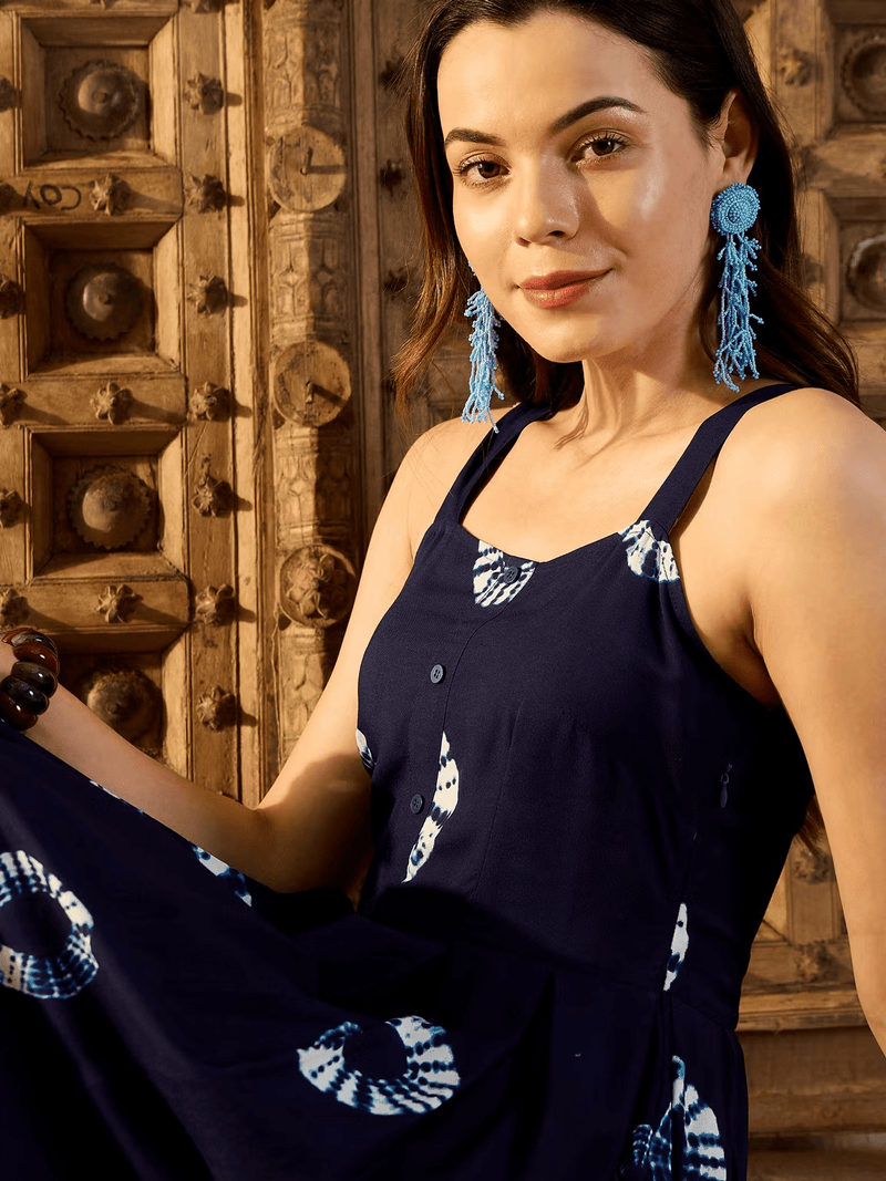 Navy Blue Casual Dress for Everyday Wear