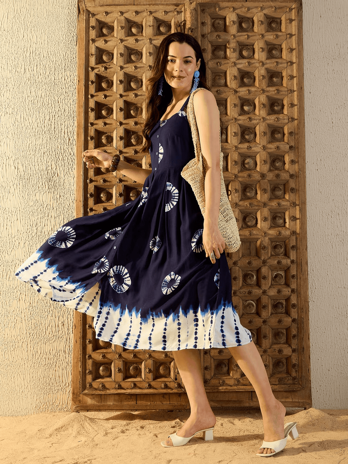 Navy Blue Casual Dress for Everyday Wear