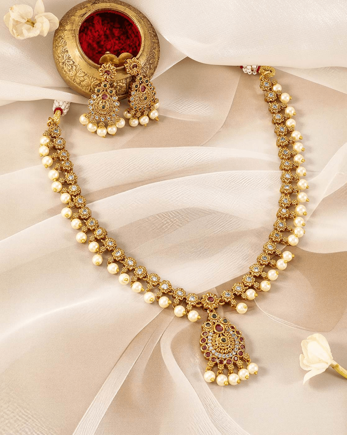 Premium Women Necklace and Earrings Set – Elegant Jewelry for Every Occasion - aromie