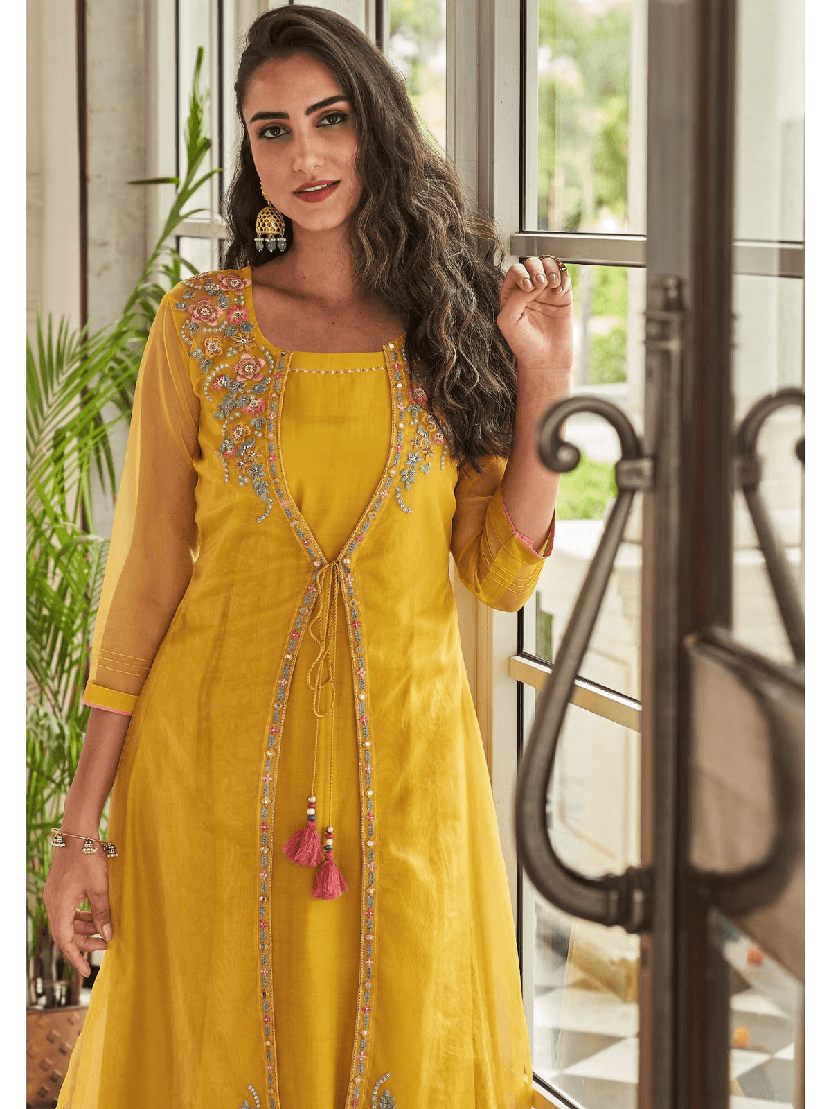 Viscose Full Work Kurti Skirt Set with Dupatta – Classic 3 - Piece Outfit for Women - aromie