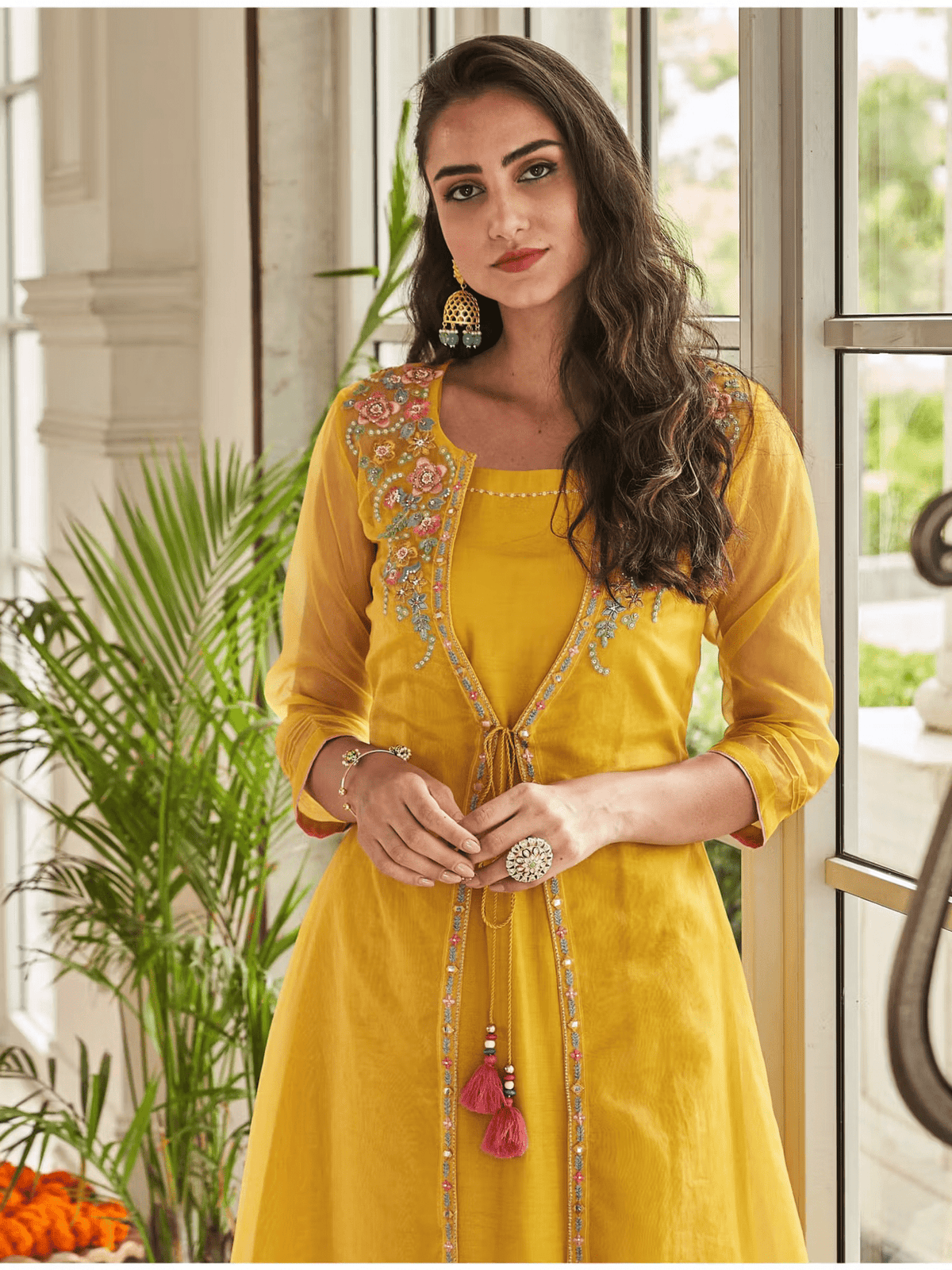 Viscose Full Work Kurti Skirt Set with Dupatta – Classic 3 - Piece Outfit for Women - aromie