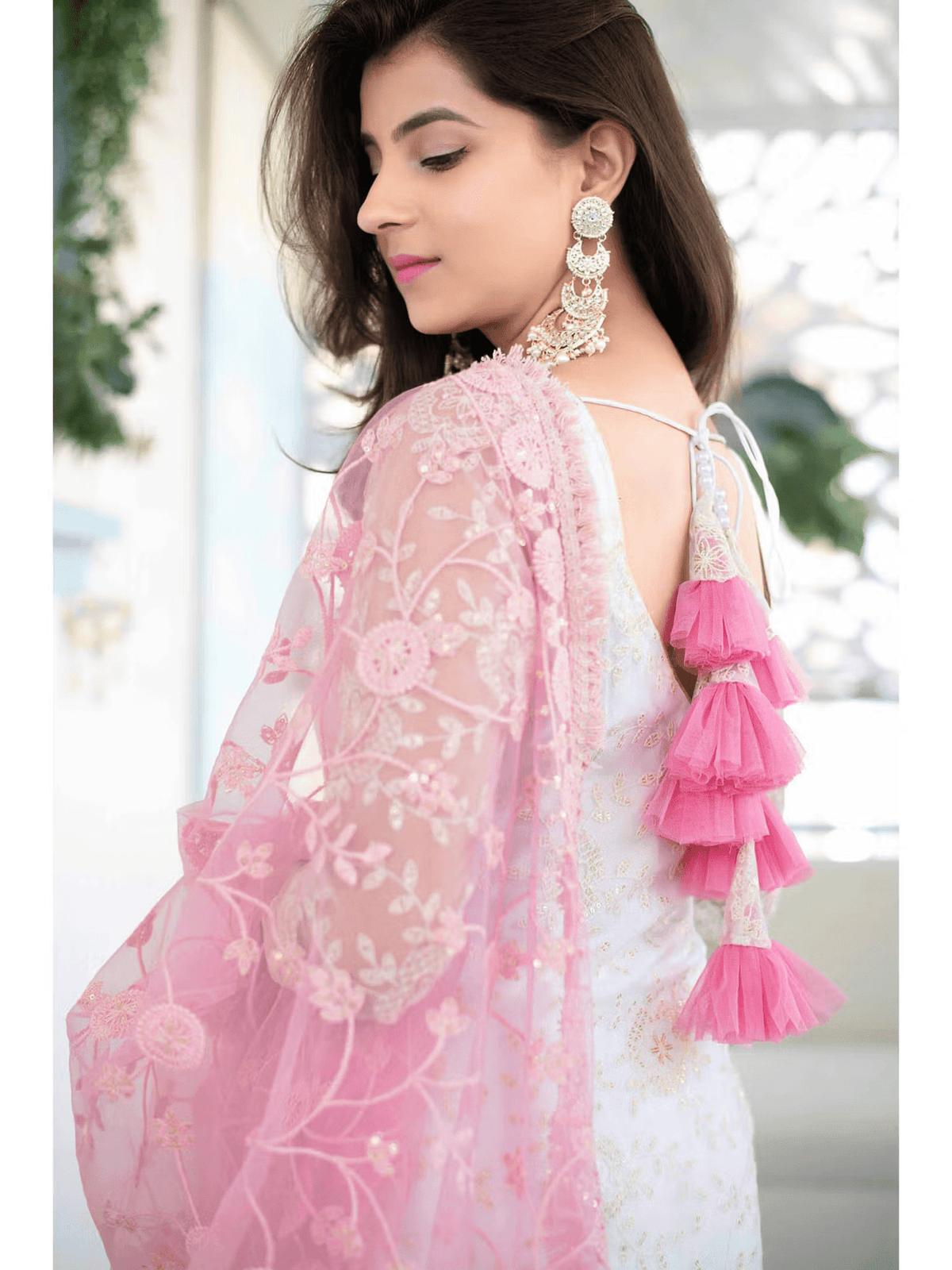 White Kurta Palazzo Set Canada: Elegant 3-Piece