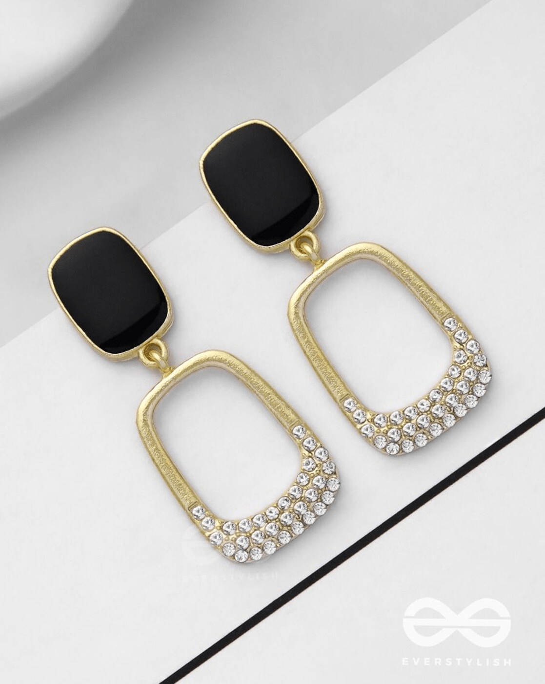 Women Shimmer of Night Drop Earrings – Elegant Casual Wear with Strong Metal Structure - aromie