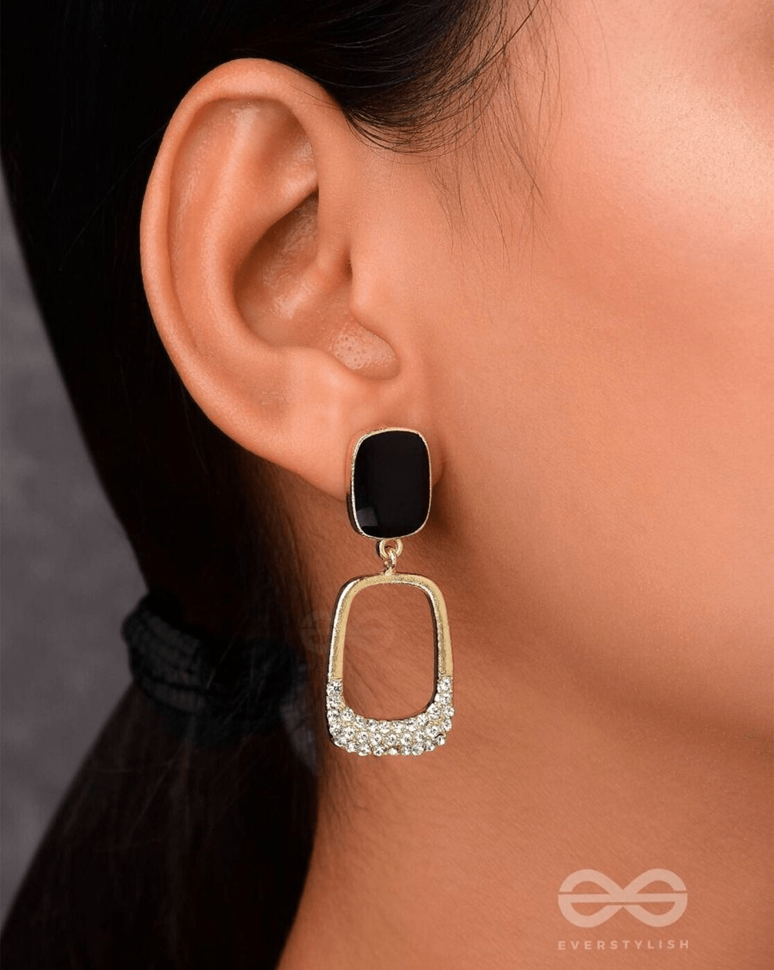 Women Shimmer of Night Drop Earrings – Elegant Casual Wear with Strong Metal Structure - aromie