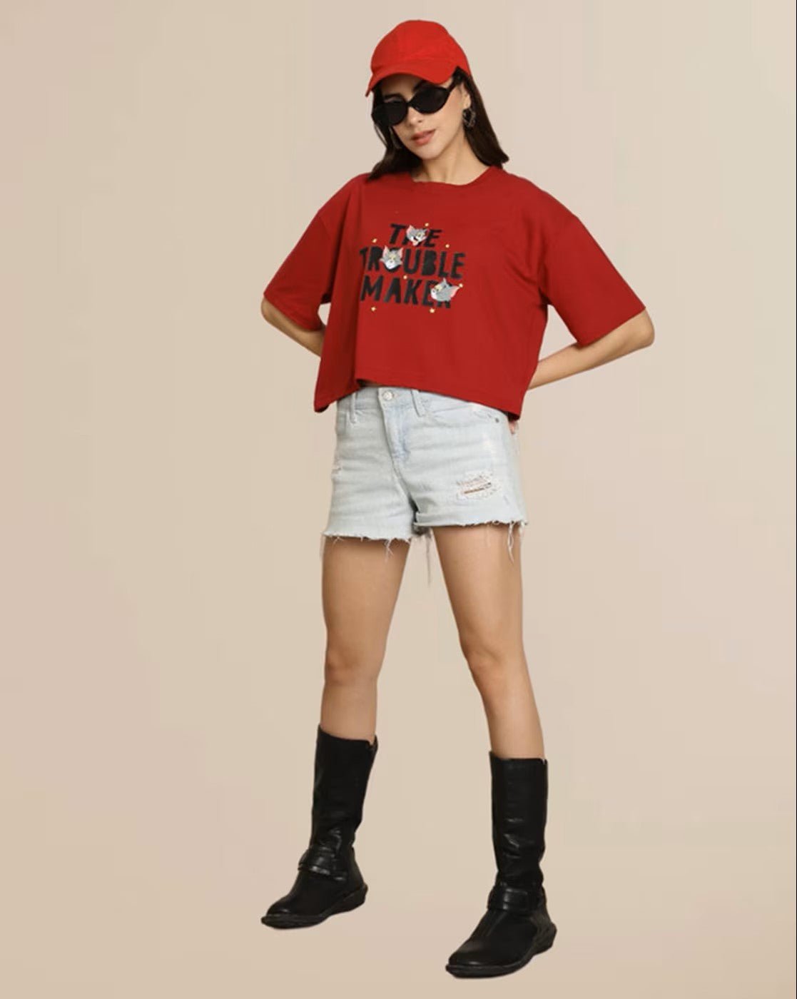 Women's Boxy Fit T-Shirt - Trendy Casual Style