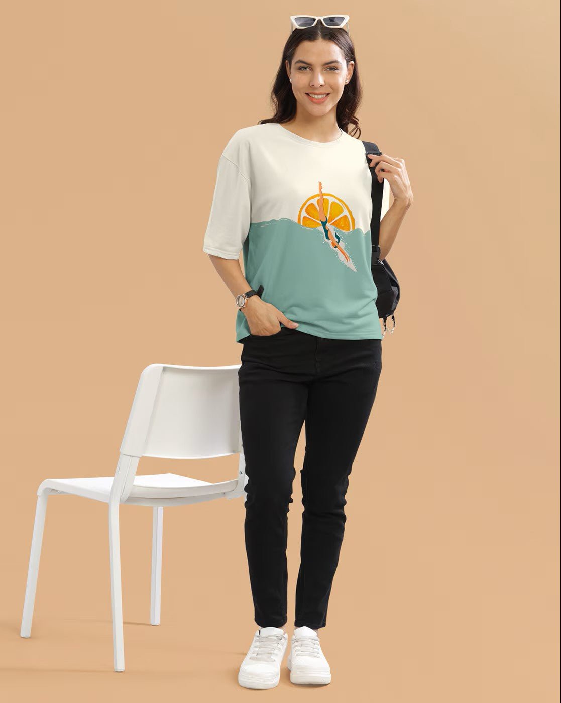 Women's Graphic Crop T-Shirt - Trendy & Stylish