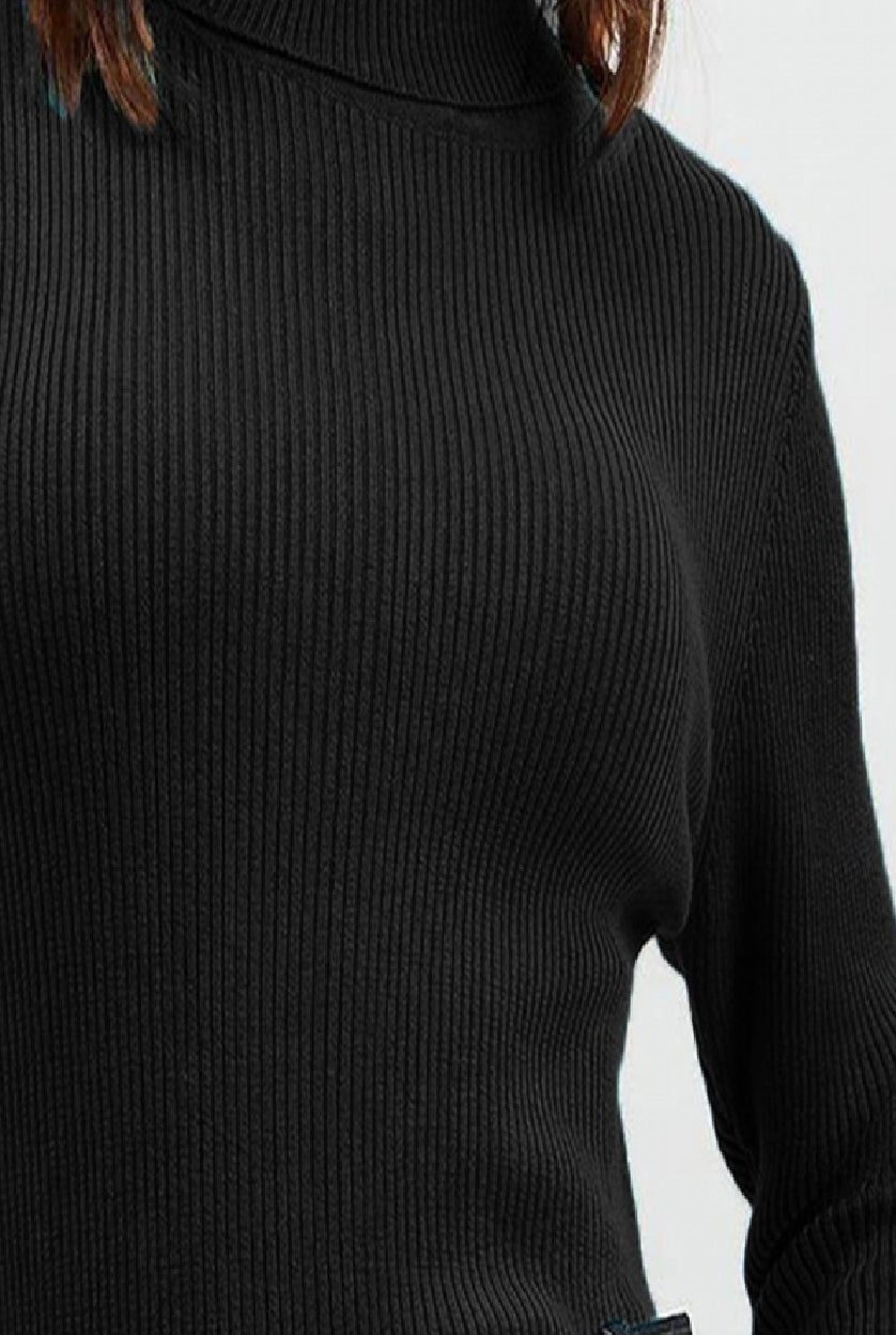 Women's High Neck Slim Fit T-Shirts - Trendy Style