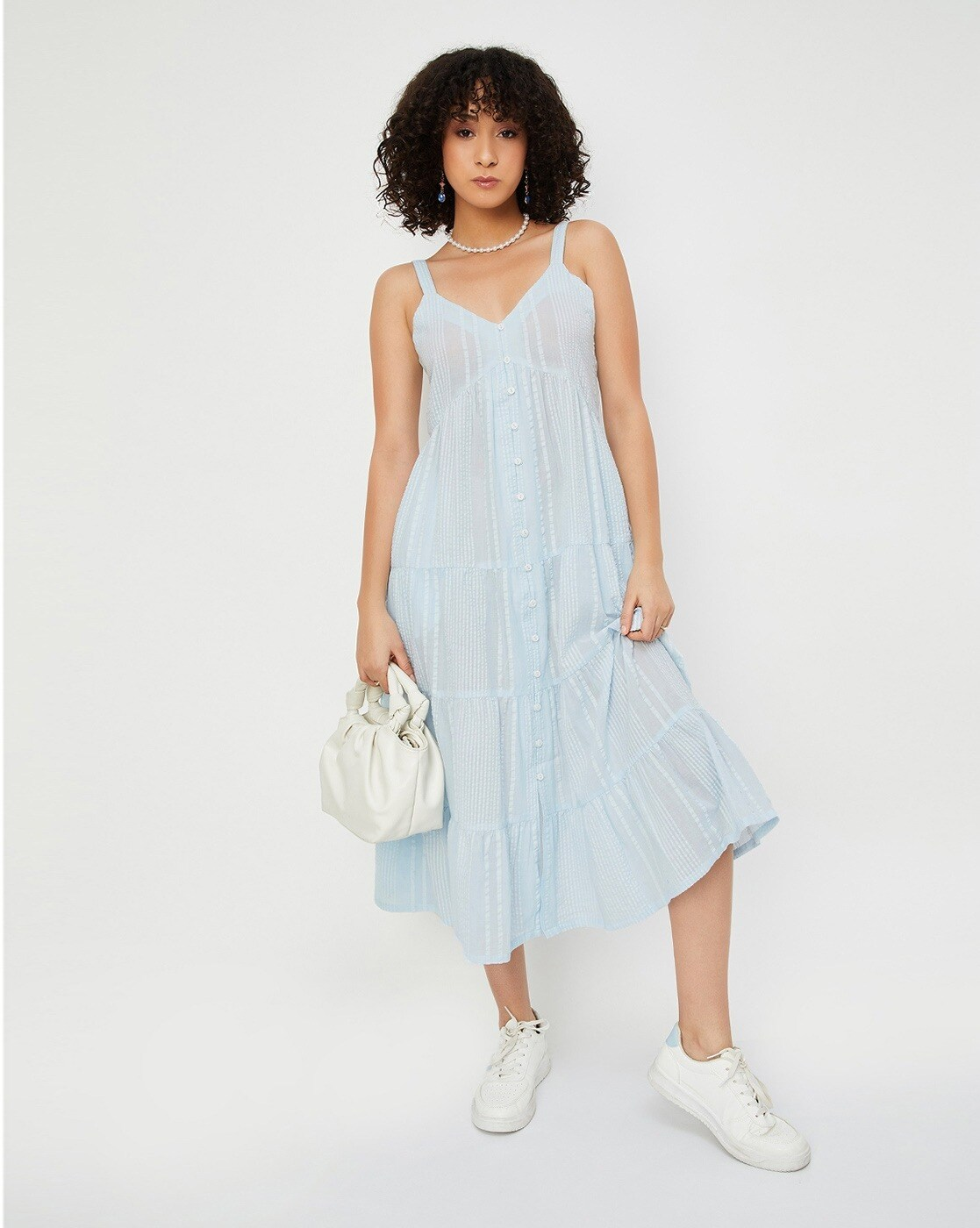 Aromie Women's Seersucker Dress Canada - Stylish & Comfortable